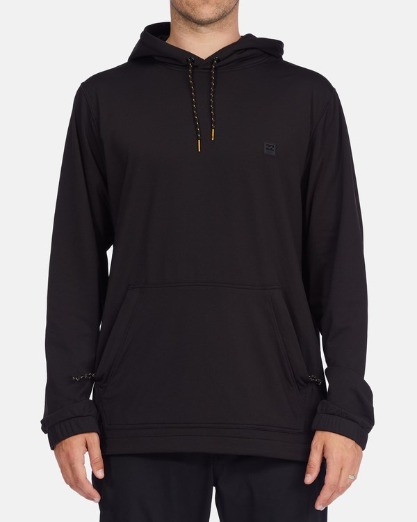 Billabong A/Div Surftrek Pullover Hoodie Black | ZBWXU6397