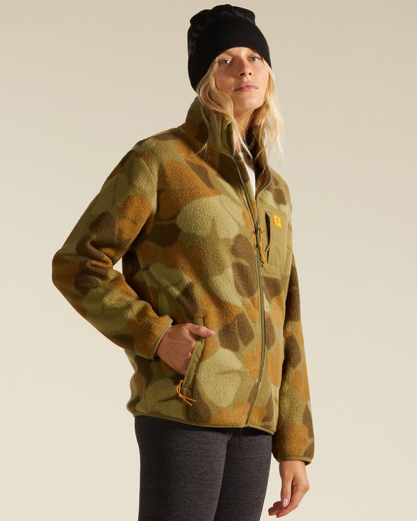 Billabong A/Div Switchback Full Zip 2 Zip-Up Jacket Camo | EVNGQ0859