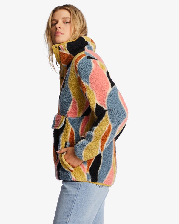 Billabong A/Div Switchback Pullover Mock Neck Sweatshirt Multi 2 | XNALV1084