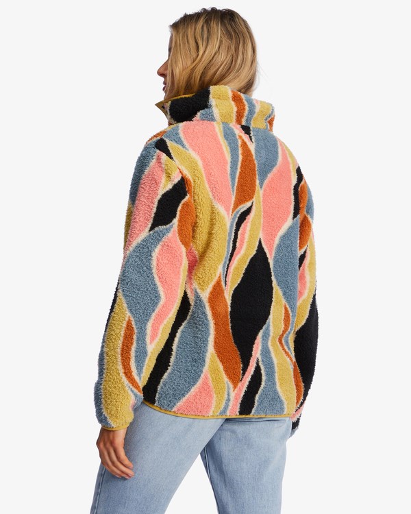 Billabong A/Div Switchback Pullover Mock Neck Sweatshirt Multi 2 | XNALV1084