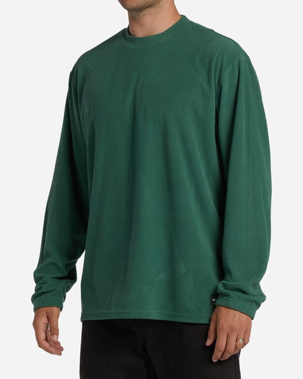 Billabong A/Div Waffle Long Sleeve Thermal Evergreen | XUFVH3149