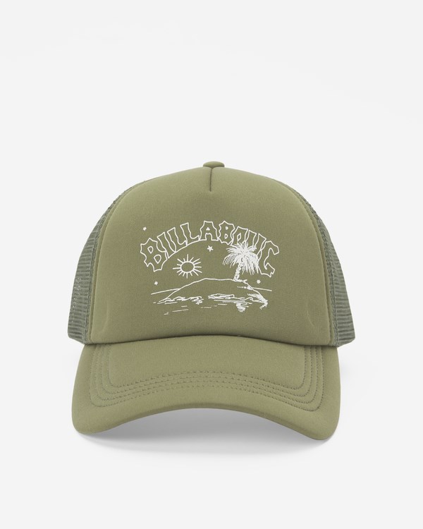 Billabong Across Waves Trucker Hat Avocado | EVCUA3784