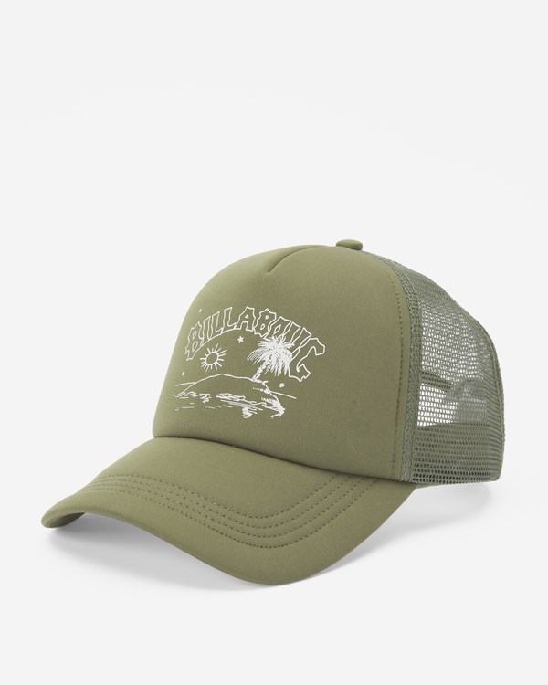 Billabong Across Waves Trucker Hat Avocado | EVCUA3784