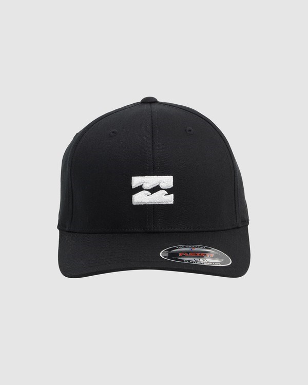 Billabong All Day Flexfit Hat Black/White | KTEMS4308