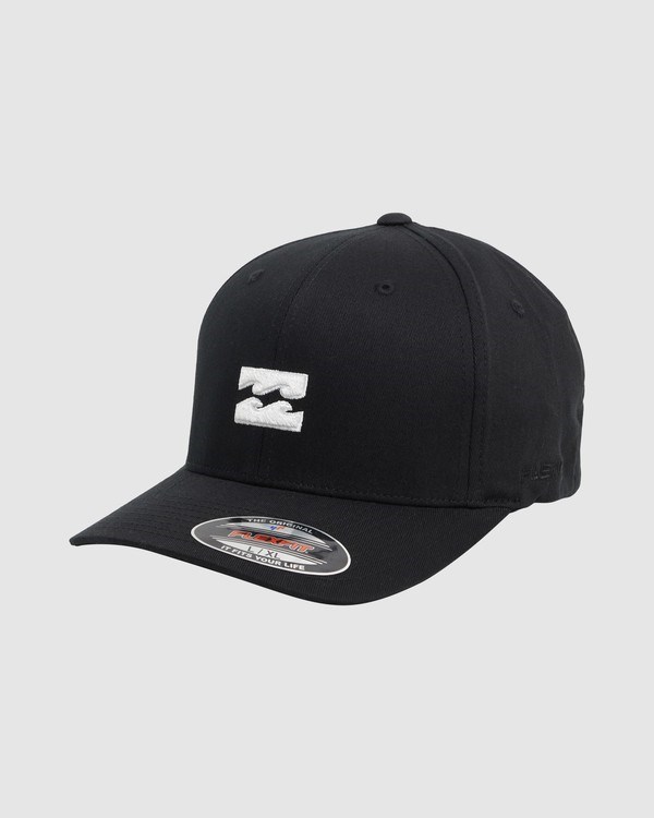 Billabong All Day Flexfit Hat Black/White | KTEMS4308