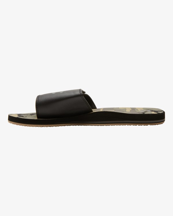 Billabong All Day Impact Print Slide Sandals Camo | GMICE4739