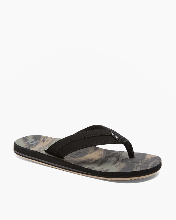 Billabong All Day Impact Print Slip-On Sandals Camo | RGJLI2518