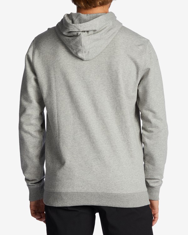 Billabong All Day Organic Pullover Hoodie Grey Heather | EFRHC7941