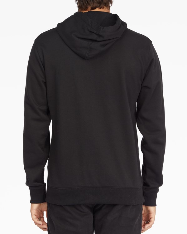 Billabong All Day Organic Pullover Hoodie Black/Black | HAYPT1049