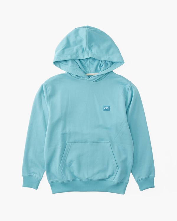 Billabong All Day Organic Pullover Hoodie Dusty Blue | SYTDP2906