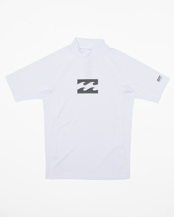 Billabong All Day Unity Surf Tee White | AQIXV2390