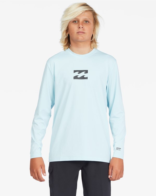 Billabong All Day Wave Loose Fit Long Sleeve Surf Tee Coastal | CSIXH4628