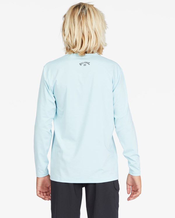 Billabong All Day Wave Loose Fit Long Sleeve Surf Tee Coastal | CSIXH4628