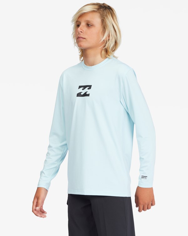 Billabong All Day Wave Loose Fit Long Sleeve Surf Tee Coastal | CSIXH4628