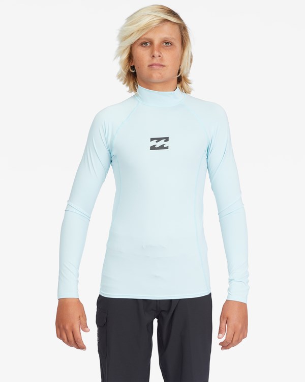 Billabong All Day Wave Performance Fit Long Sleeve Rashguard Coastal | IWGBK0132