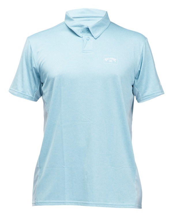 Billabong Arch Mesh Loose Fit Polo Surf Shirt Coastal | NMJEP1754