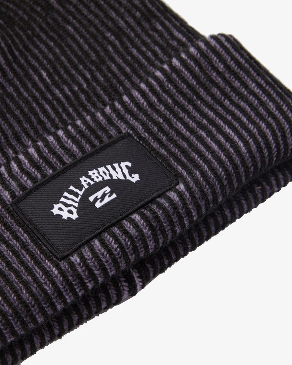 Billabong Arch Patch Knit Beanie Black | CZGSQ5086