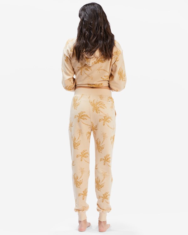 Billabong At Last Floral Sweatpants Raffia | HBASV7218