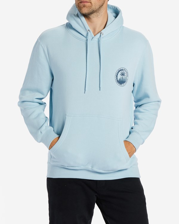 Billabong Balance Pullover Hoodie Powder Blue | USJCI0425