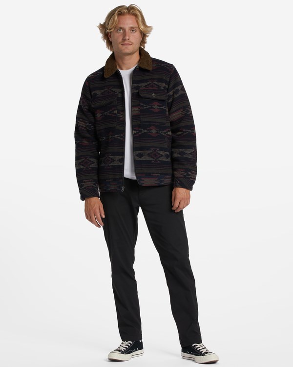 Billabong Barlow Sherpa Jacket Navy | KAUDC2561