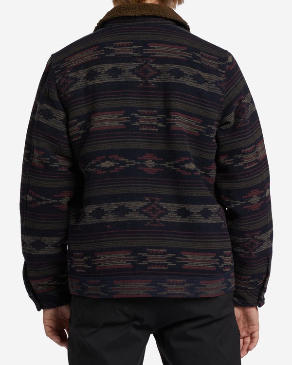 Billabong Barlow Sherpa Jacket Navy | KAUDC2561