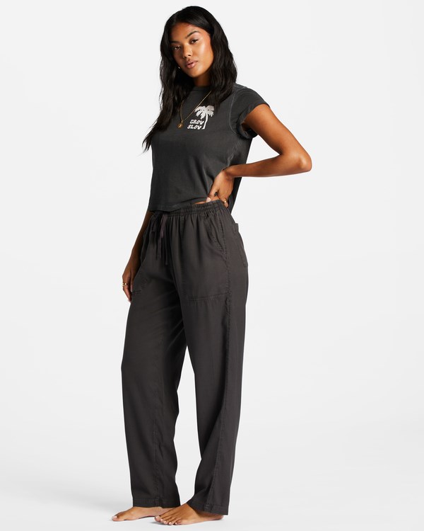 Billabong Beachy Keen Woven Pant Off Black 1 | UCRVL1293