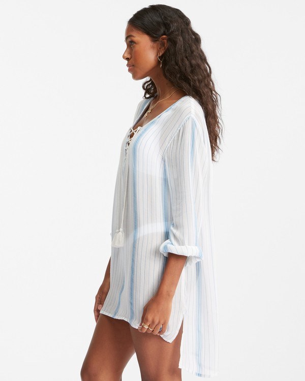 Billabong Blue Skies Mini Beach Cover-Up Bliss Blue | GEWIM3712