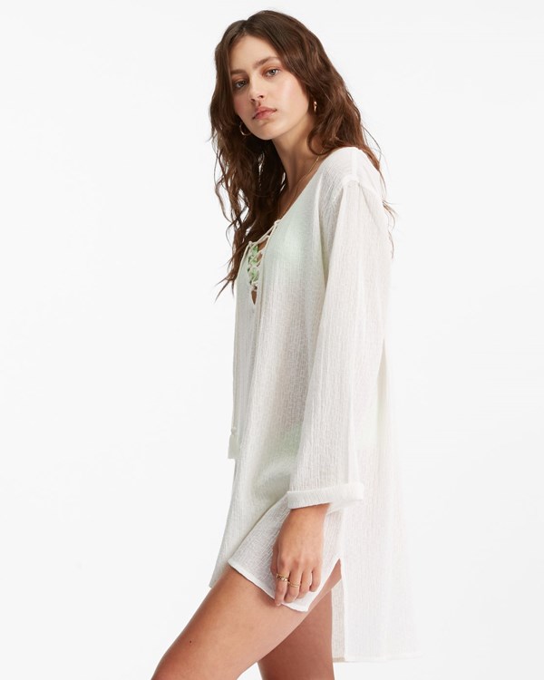 Billabong Blue Skies Mini Beach Cover-Up Salt Crystal | RKVXZ3605