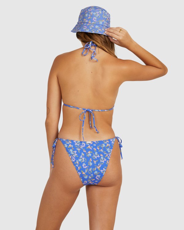 Billabong Chiquita Triangle Bikini Top Blue | BWRYZ2845