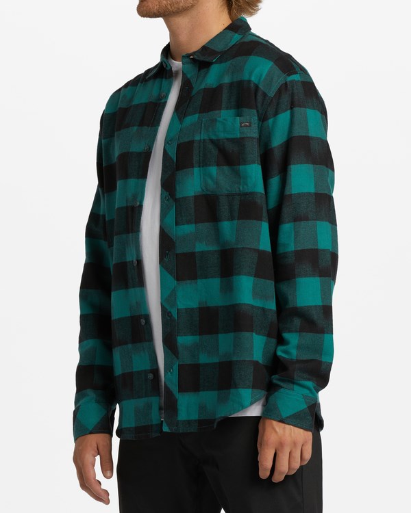 Billabong Coastline Flannel Shirt Marine | NWKAE5791