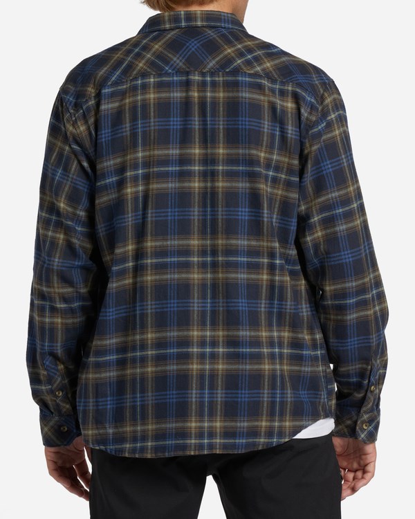 Billabong Coastline Flannel Shirt Midnight | ECTJK8547