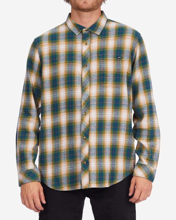 Billabong Coastline Flannel Shirt Pacific | QUEWK0467