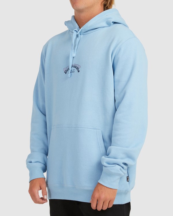 Billabong Core Arch Pullover Hoodie Dusty Blue | HRJBN5843