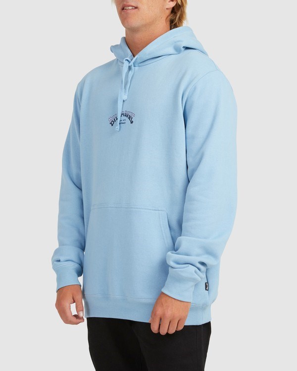 Billabong Core Arch Pullover Hoodie Dusty Blue | HRJBN5843