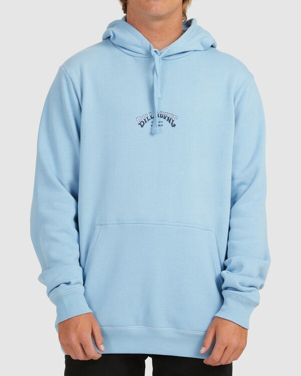 Billabong Core Arch Pullover Hoodie Dusty Blue | HRJBN5843