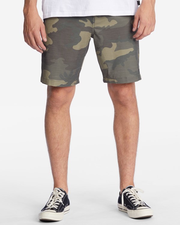 Billabong Crossfire Slub Camo Submersible Shorts 21