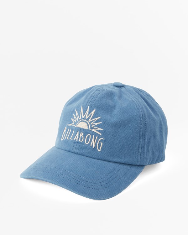 Billabong Dad Cap Strapback Hat Indigo Love | RUXOW4965