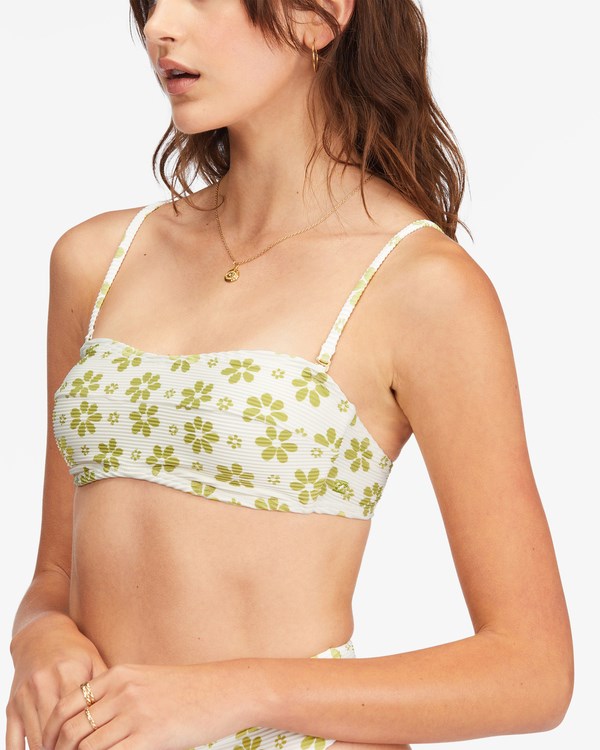 Billabong Daisy Chain Tube Top Bikini Top Salt Crystal | EPMCH9523