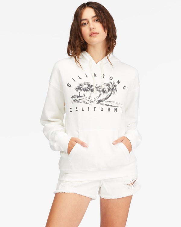 Billabong Dawn Patrol Graphic Hoodie Salt Crystal | UPOJM5940