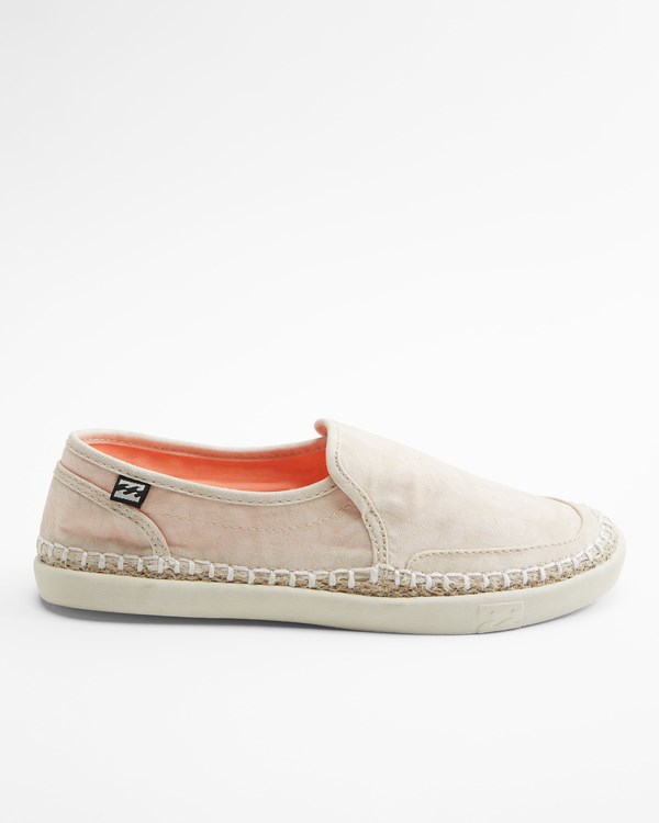 Billabong Del Sol Slip-On Shoes Antique White | NMBLP3756