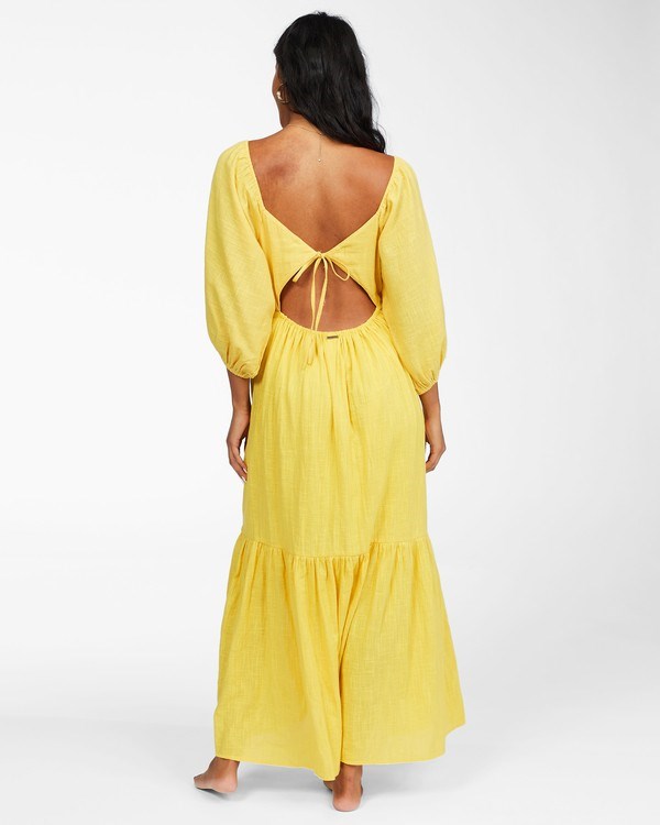 Billabong Dream Chaser Dress Sunflower | OUQIB6751