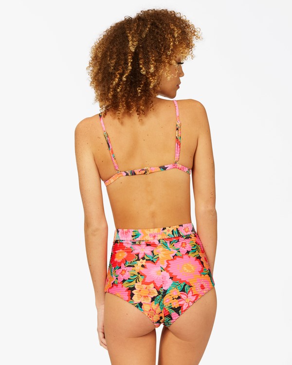 Billabong Feel The Groove Ceci Triangle Bikini Top Dahlia | UTOLA2167