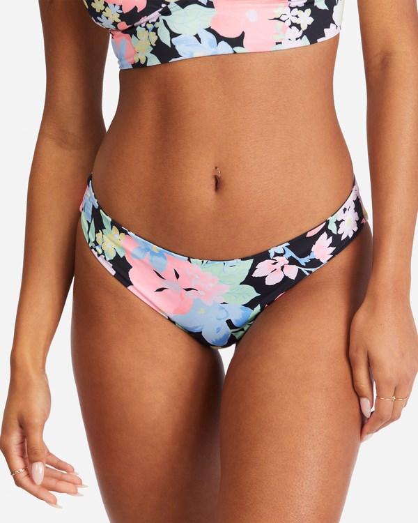 Billabong Feelin Tropical Lowrider Reversible Low Rise Bikini Bottoms Multi | WJAVE7359