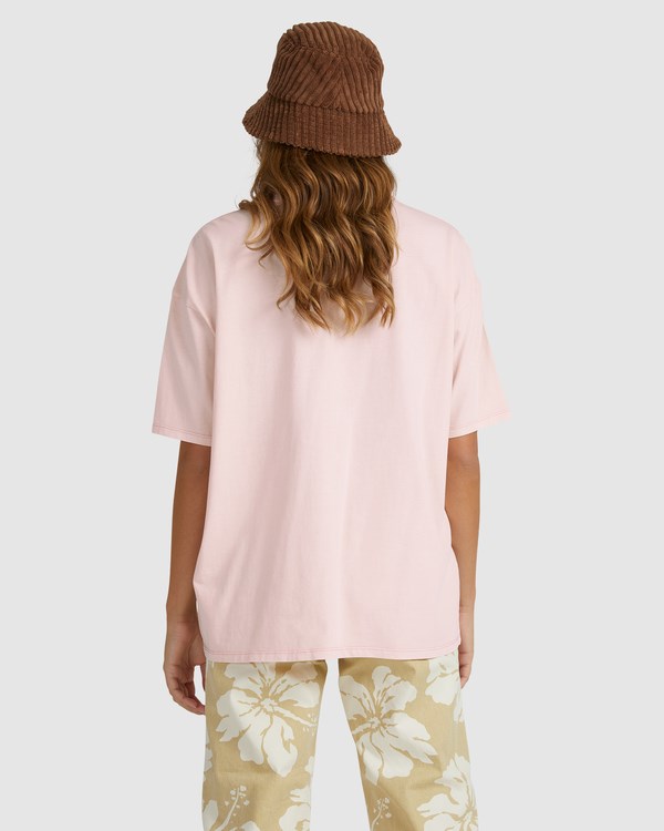 Billabong Hawaii Dreaming Boyfriend T-Shirt Pale Pink | FOMVK4278