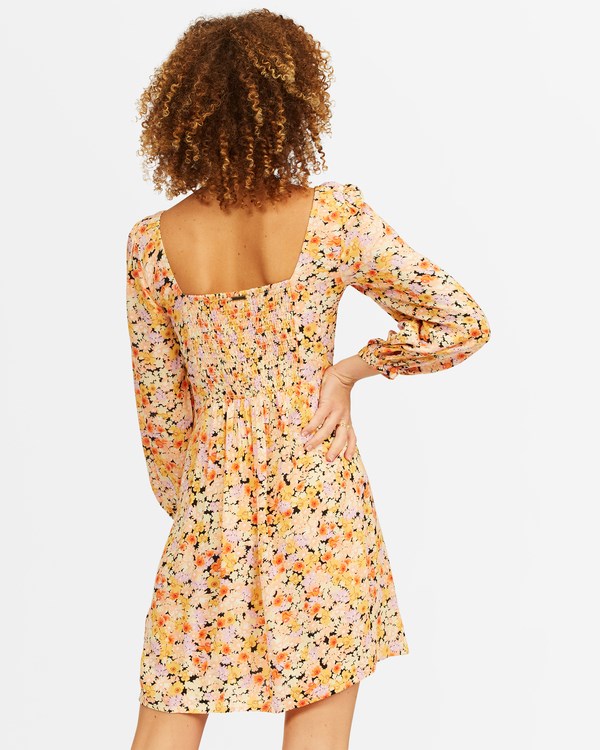 Billabong Heartland Mini Sweetheart Dress Multi | VJHLK8349