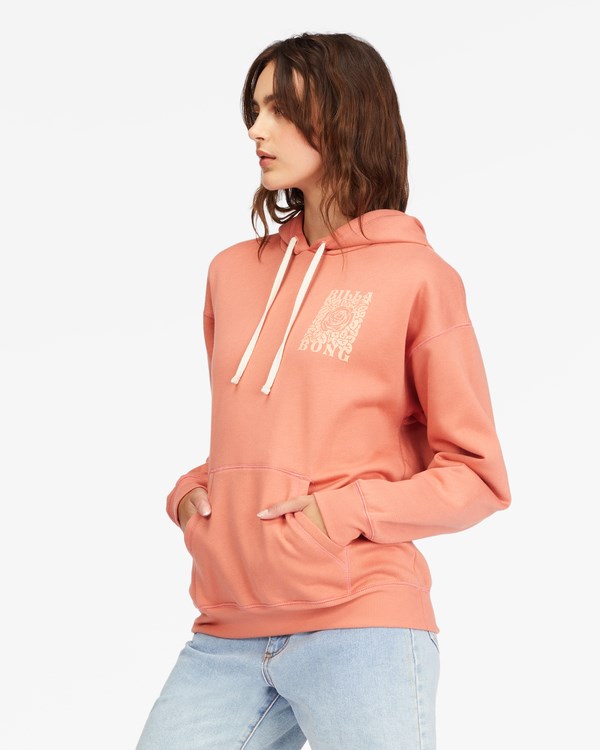 Billabong Here To Stay Graphic Hoodie Terracotta | WSHOC9842