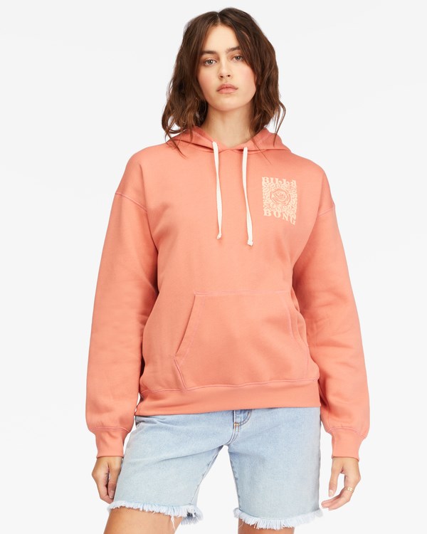 Billabong Here To Stay Graphic Hoodie Terracotta | WSHOC9842