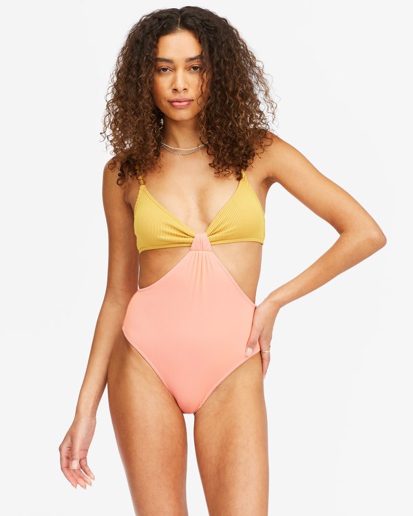 Billabong Hi Life Freya One Piece Swimsuit Sunburst | VYFKZ7842