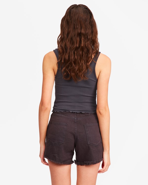 Billabong How Bout That Denim Shorts Off Black | APKFU6248