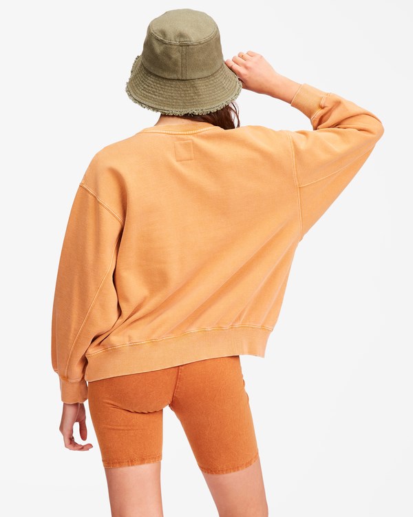 Billabong Ideal Crewneck Sweatshirt Toffee | SXEYN9217